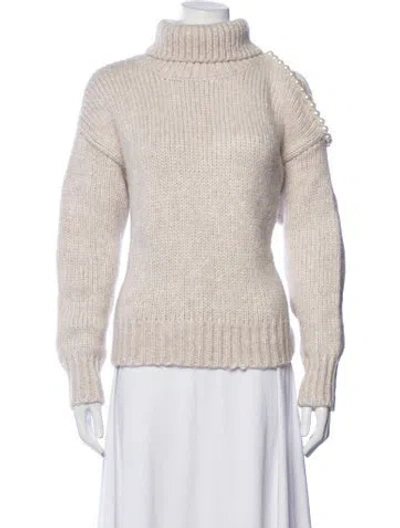 Pre-owned Astr Turtleneck Sweater In Neutrals
