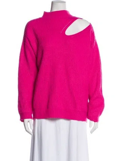 Pre-owned Astr Turtleneck Sweater In Pink