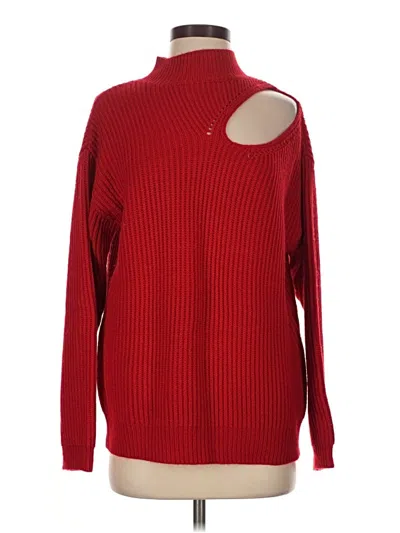 Pre-owned Astr Turtleneck Sweater In Red