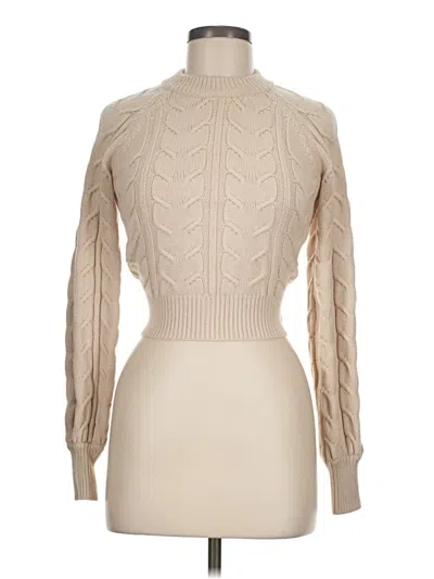 Pre-owned Astr Turtleneck Sweater In Tan