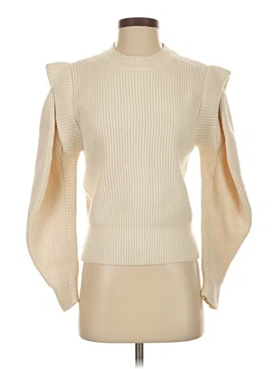Pre-owned Astr Turtleneck Sweater In White