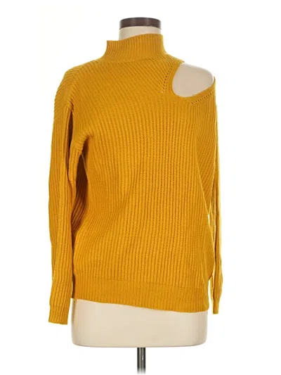 Pre-owned Astr Turtleneck Sweater In Yellow