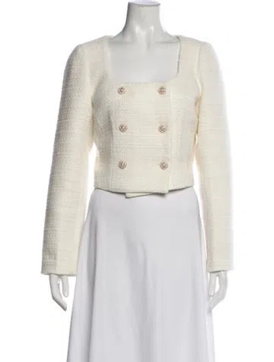 Pre-owned Astr Tweed Pattern Jacket In Neutral