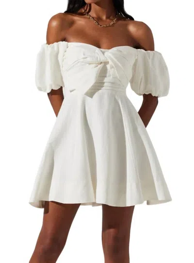 Astr Ula Dress In White