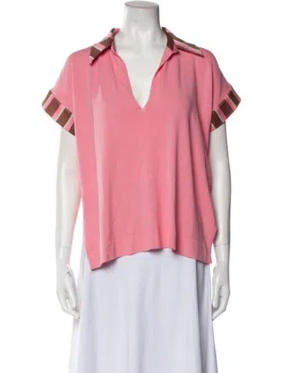 Pre-owned Astr V-neck Midi Length Dress W/ Tags In Brown