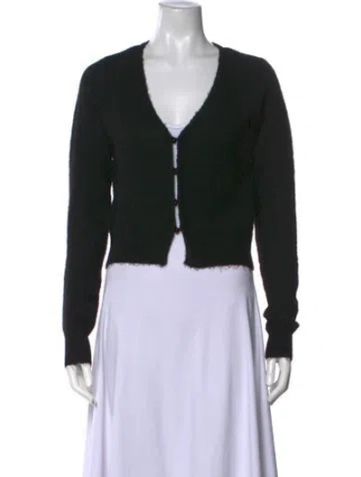 Pre-owned Astr V-neck Sweater In Black