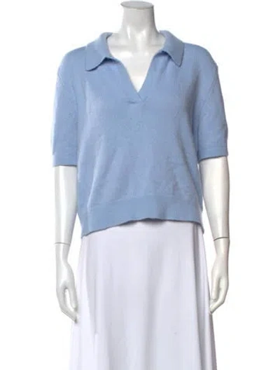 Pre-owned Astr V-neck Sweater In Blue
