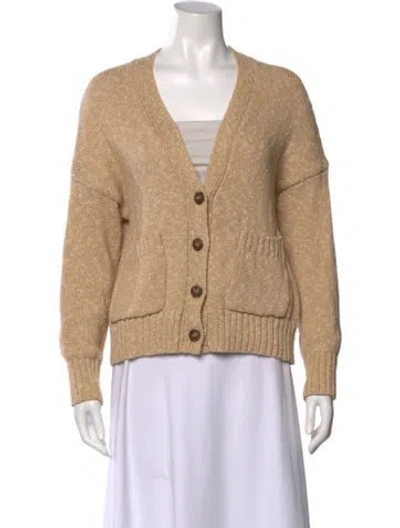 Pre-owned Astr V-neck Sweater In Neutral