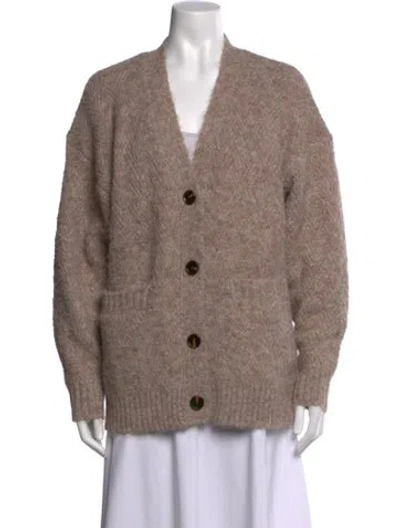 Pre-owned Astr V-neck Sweater In Neutrals