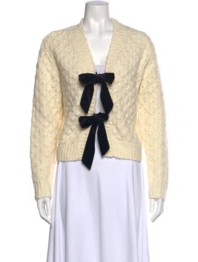 Pre-owned Astr V-neck Sweater W/ Tags In Neutral