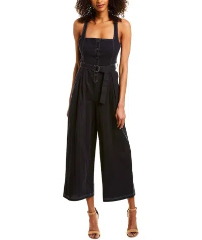Astr Warwick Jumpsuit In Navy In Black