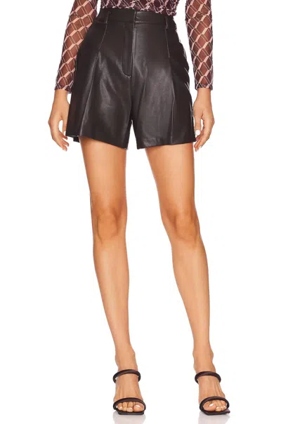 Astr Wilma Shorts In Dark Brown