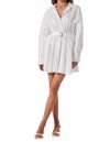 Astr Winica Mini Dress In Off White In White
