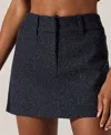 Astr Women's A-line Mini Skirt In Blue