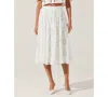 Astr The Label Andolina Lace Midi Skirt In White