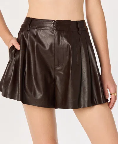 Astr Women's Atherton High-rise Shorts In Brown