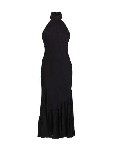 Astr Women's Caspia Halter Midi-dress In Black