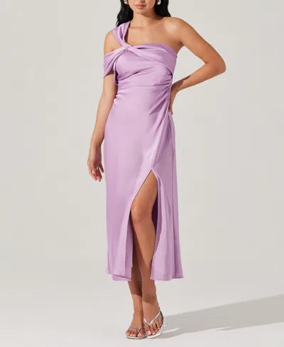 Astr Women's Cersei One-shoulder Midi Dress