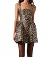 Astr The Label Claudie Sleeveless Minidress In Brown