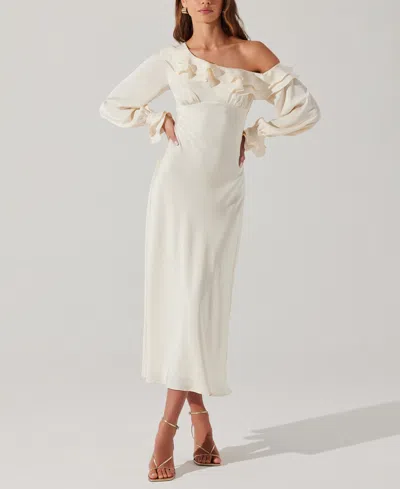 Astr Women's Coraline Ruffled Maxi Dress In Cream