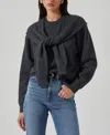Astr The Label Delrin Sweater In Charcoal