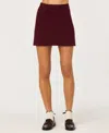 Astr The Label Eryn Sweater Skirt In Burgundy