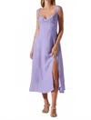 Astr Women's Estella Dress In Purple In Purple