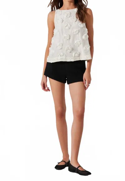 Astr Women's Floria Top In White