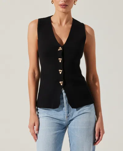 ASTR WOMEN'S JAYCE COTTON SWEATER VEST