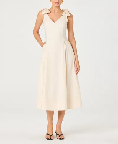 Astr Women's Joleena V-neck Dress In Neutral
