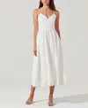 Astr The Label Kaidi Ramie Blend Midi Sundress