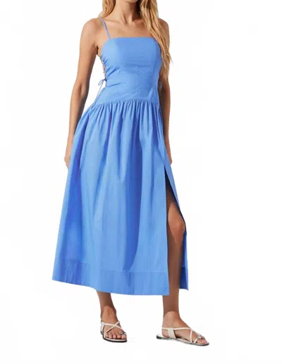 Astr Women's Karah Drop Waist Cutout Dress In Blue