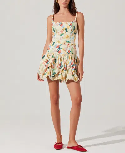 ASTR WOMEN'S KEYLA BUBBLE-HEM MINIDRESS