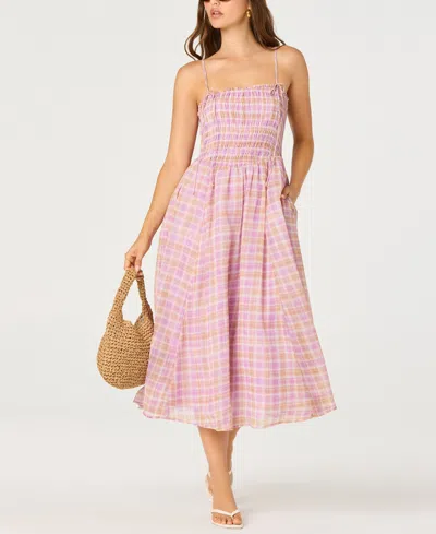 Astr Women's Lahela Square Neck Dress In Pink