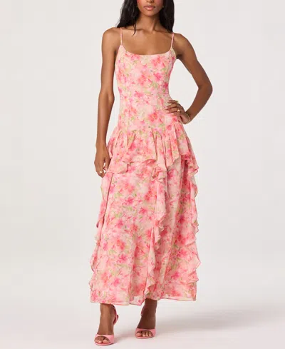 Astr Livia Dress In Pink