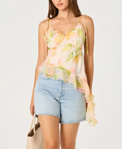 Astr Women's Mejra Sleeveless V-neck Top In Multi