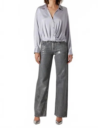 Astr Women's Sebio Top In Silver