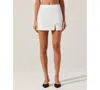 Astr The Label Sophie Miniskirt In White