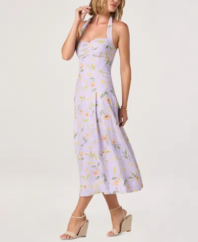 Astr Jesenia Dress In Purple Floral