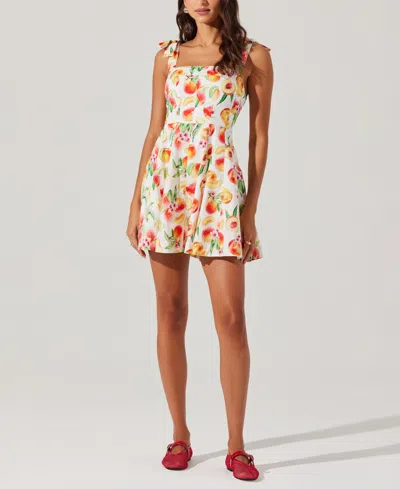 ASTR WOMEN'S TINESHA COTTON SHOULDER-TIE DRESS