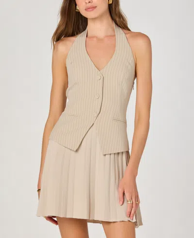 ASTR WOMEN'S V-NECK VEST COMBO DRESS