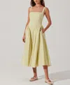 Astr The Label Vinya Cotton Dress In Pistachio