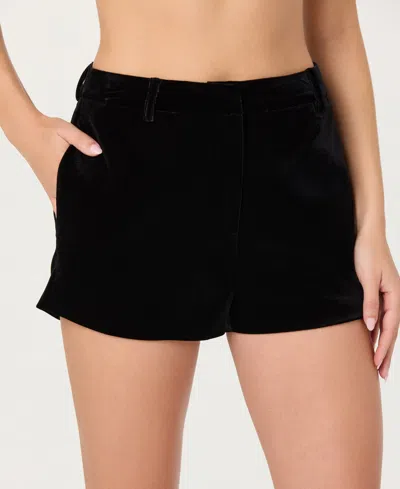 Astr Women's Wynn High-rise A-line Mini Shorts In Black