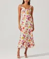 Astr The Label Zoie Floral Print Sleeveless Dress In Multi