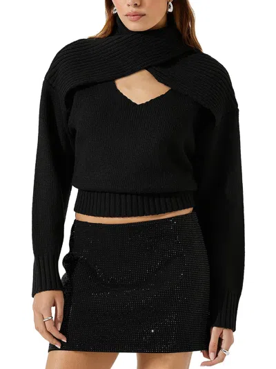 Astr The Label Pearson Cut Out Sweater In Black