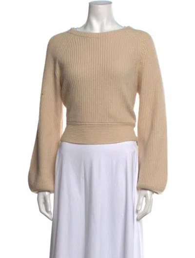 Pre-owned Astr Wool Crew Neck Sweater In Neutrals