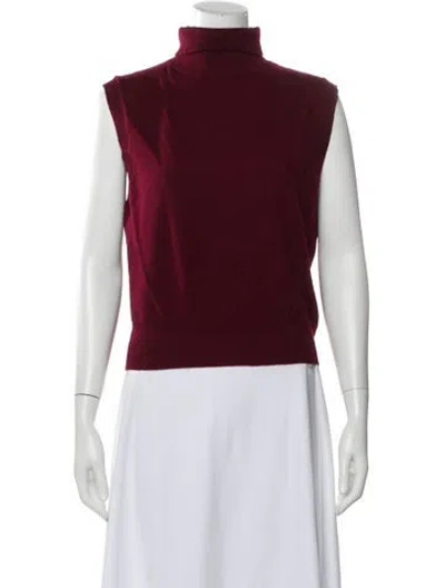 Pre-owned Astr Wool Turtleneck Sweater W/ Tags In Burgundy