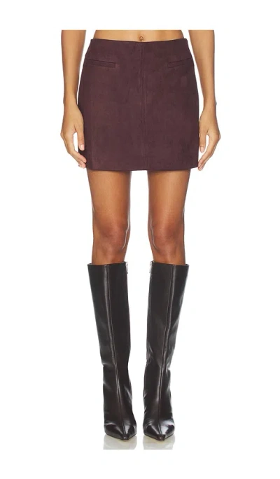 Astr X Revolve Laudine Skirt In Brown