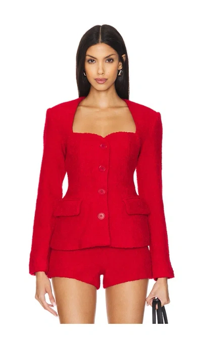 Astr X Revolve Rivka Blazer In 红色