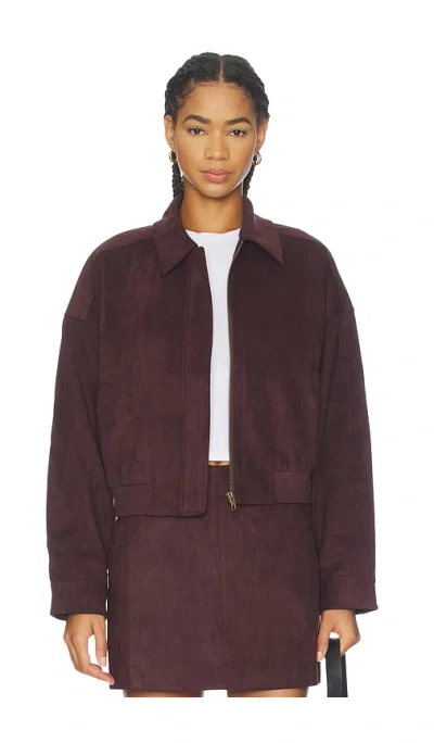 Astr X Revolve Sorine Jacket In Burgundy